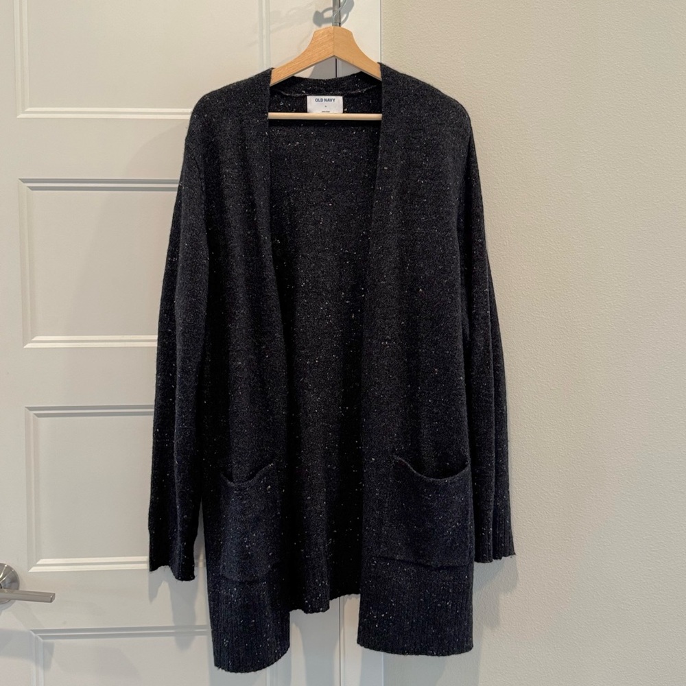 Black Cardigan Sweater